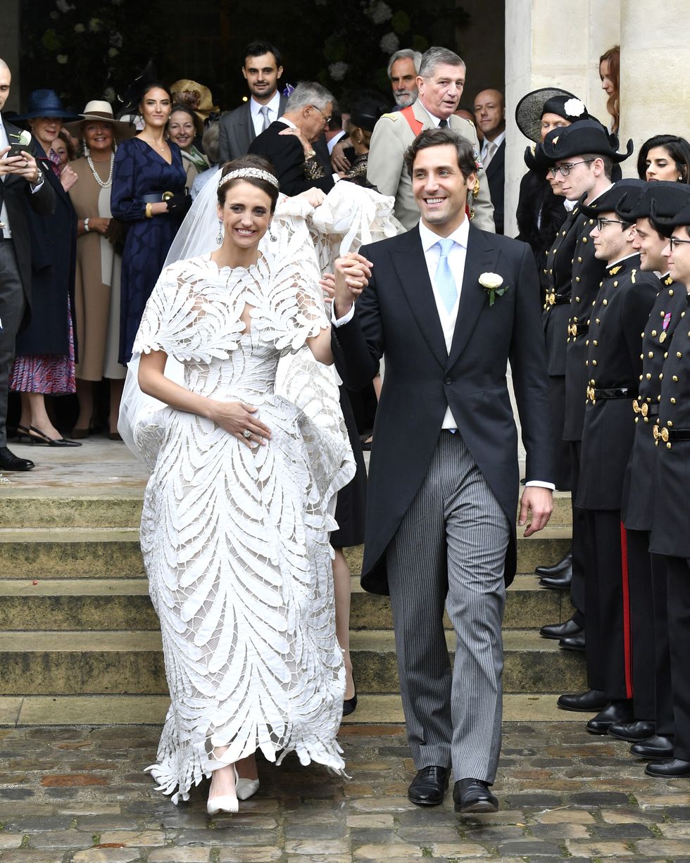 Wedding Of Prince Jean-Christophe Napoleon And Olympia Von Arco-Zinneberg At Les Invalides