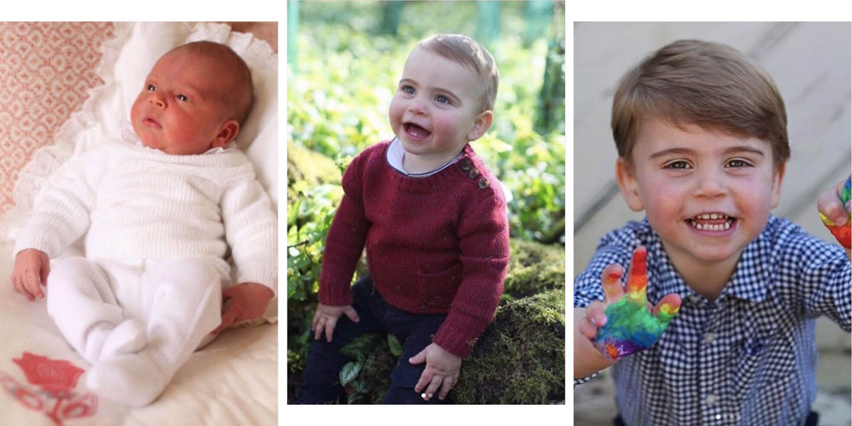 See the First Official Portraits of Prince Louis