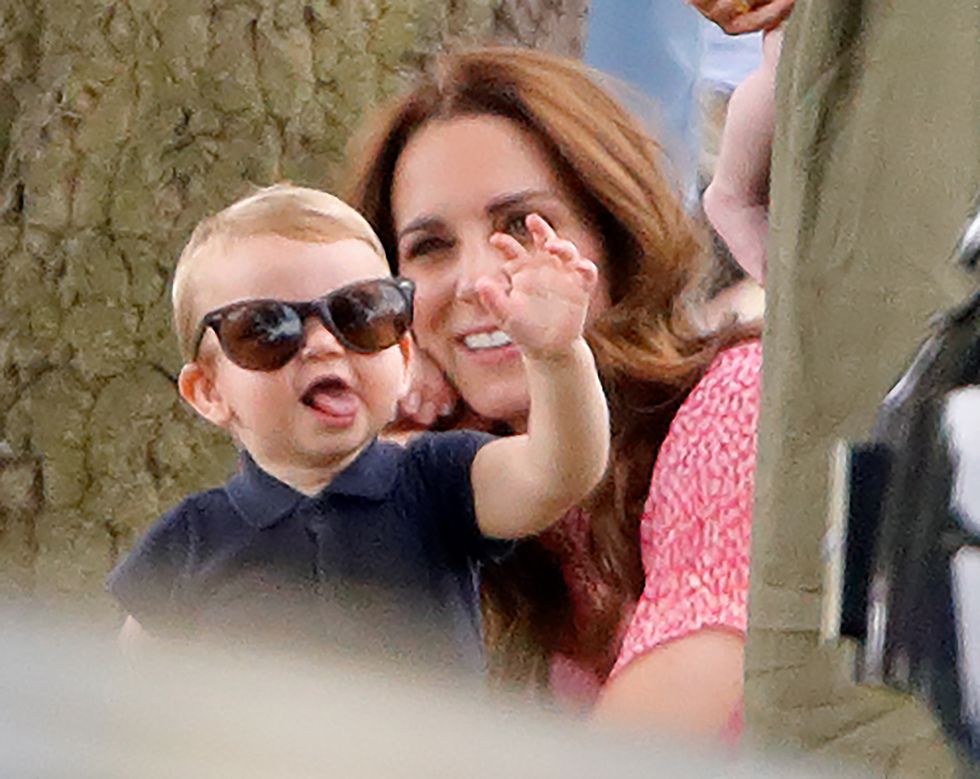 prince louis kate middleton The King Power Royal Charity Polo Day