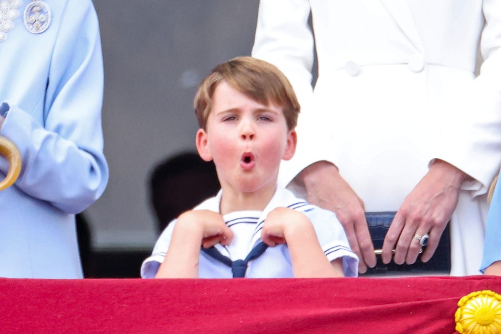 prince louis trooping the colour