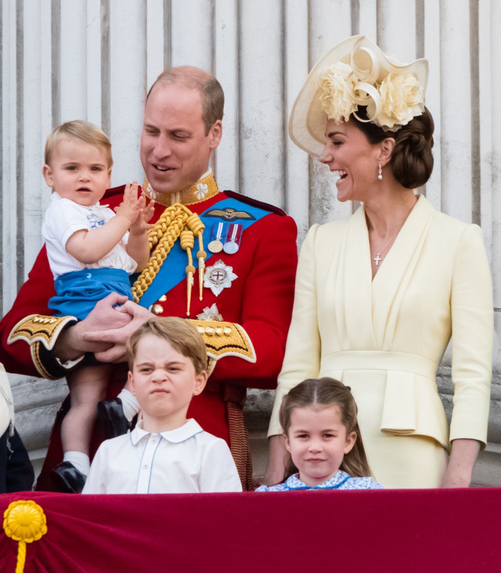 Duques de Cambridge e hijos en el 'Trooping The Colour 2019'