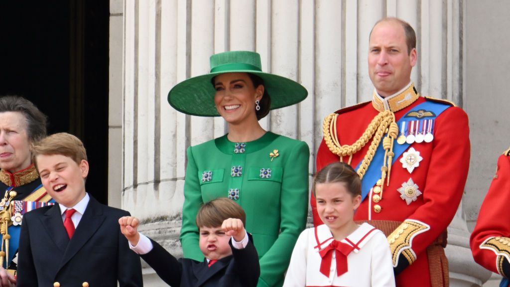 Prince Louis reactions at Trooping the Colour balcony 2023
