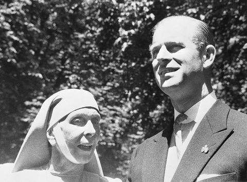 Prince Philip in Reunion with His Mother