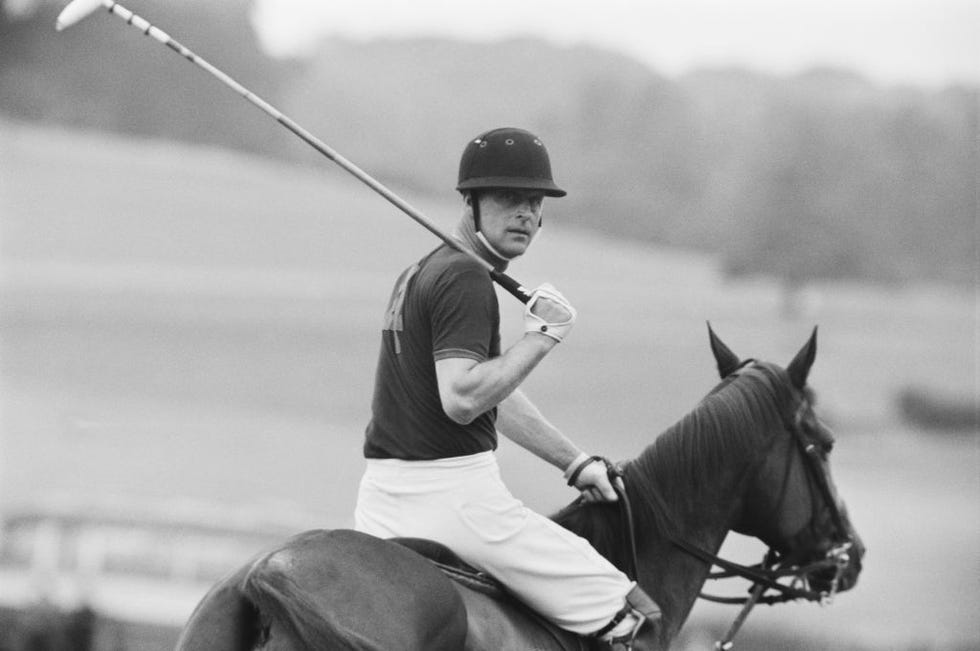 prince philip playing polo