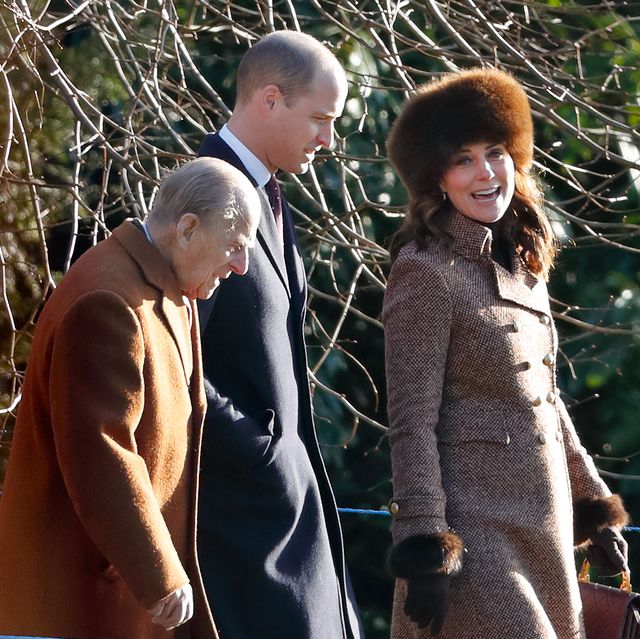 prince philip, prince william, and kate middleton