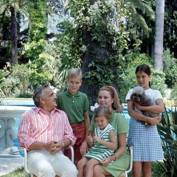 The Royal Family In A Garden