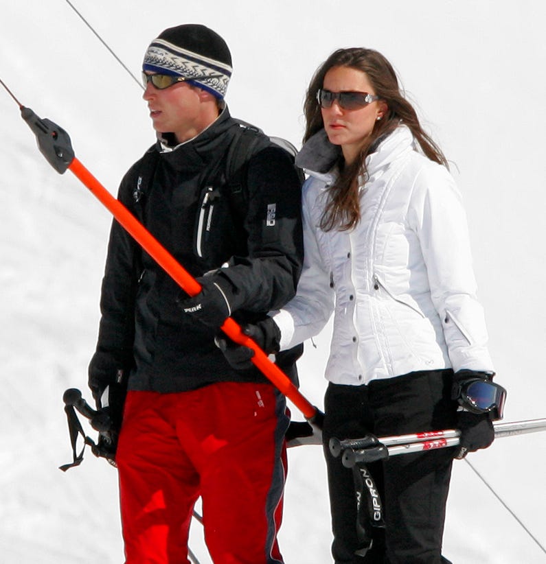 Prince William and Kate Middleton on a Skiing Holiday in Klosters