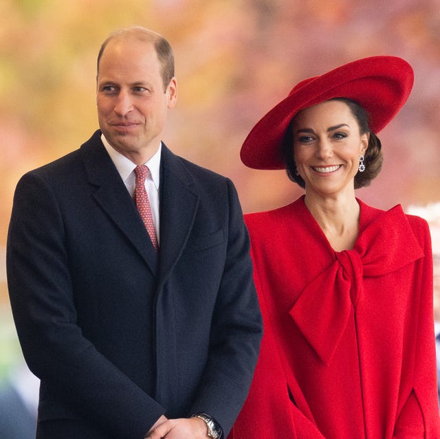 prince william and kate middleton smile together during an official royal visit in 2023