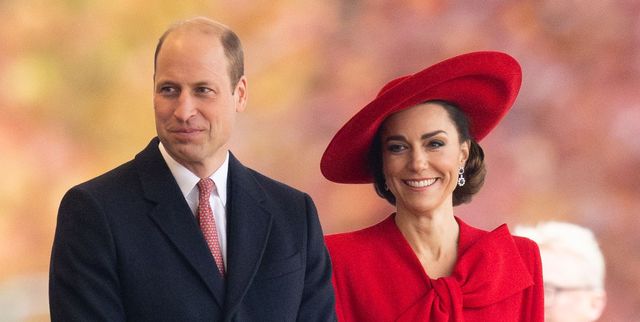 prince william and kate middleton smile in formal attire