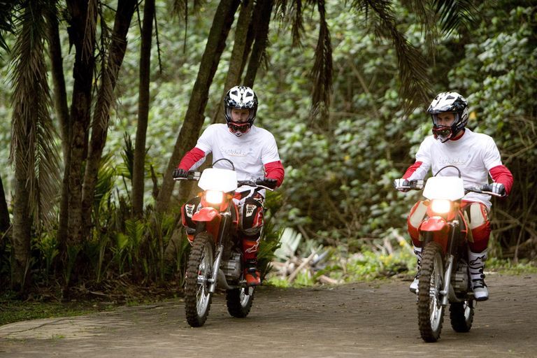 Prince William & Prince Harry In Enduro Africa Motorcycle Ride