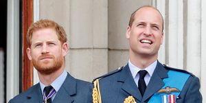william and harry on palace balcony in 2018