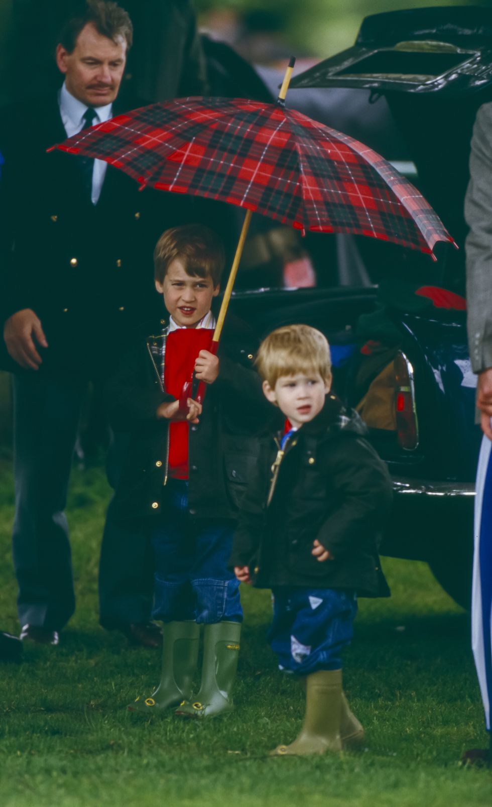 prince william, and prince harry at cirencester polo