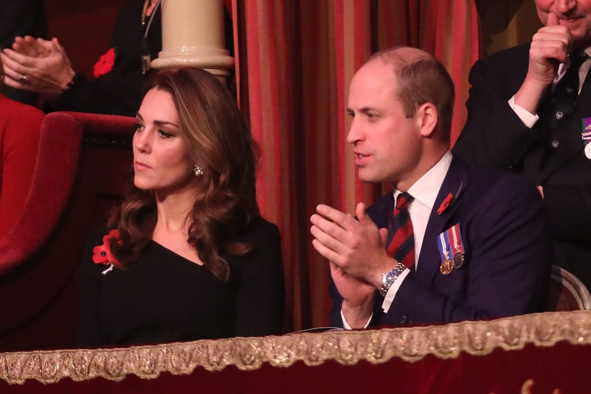 Kate Middleton Wears a Somber Black Dress to the Festival of Remembrance