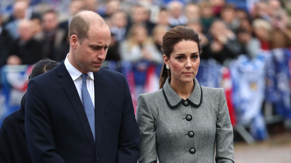preview for Prince William and Kate Middleton Arrive for Somber Visit to Leicester