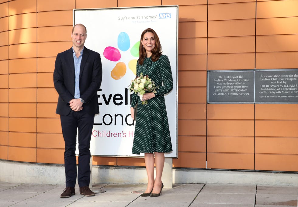 The Duke & Duchess Of Cambridge Visit Evelina London And The Passage