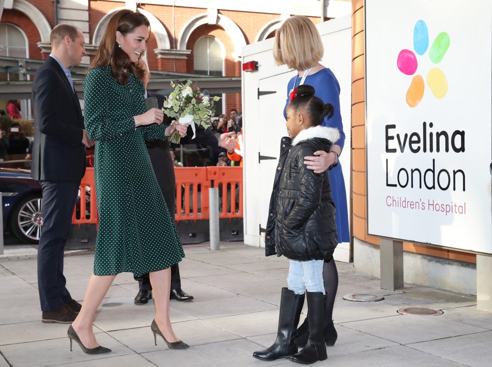The Duke & Duchess Of Cambridge Visit Evelina London And The Passage