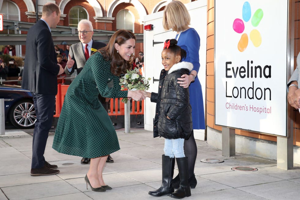 The Duke & Duchess Of Cambridge Visit Evelina London And The Passage