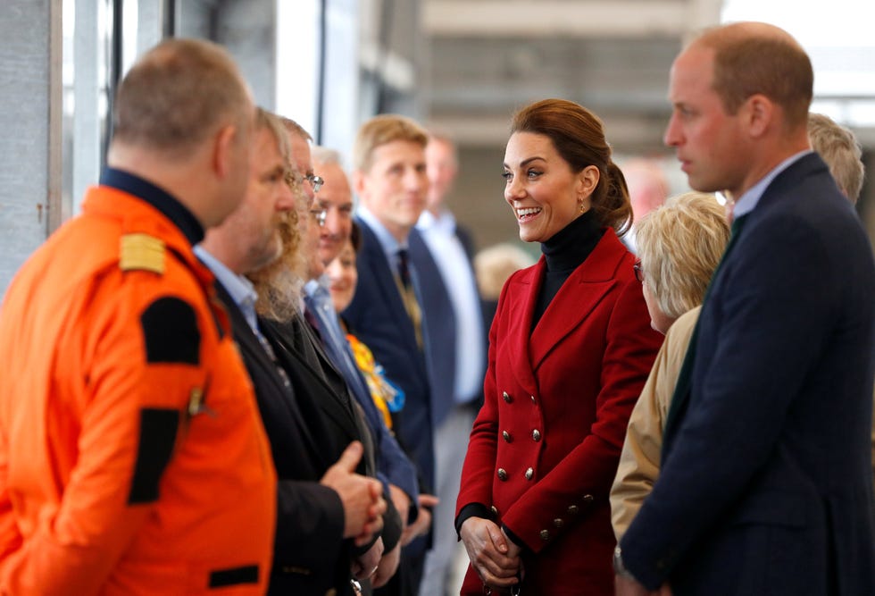 Los duques de Cambridge visitan la región costera de Anglesey