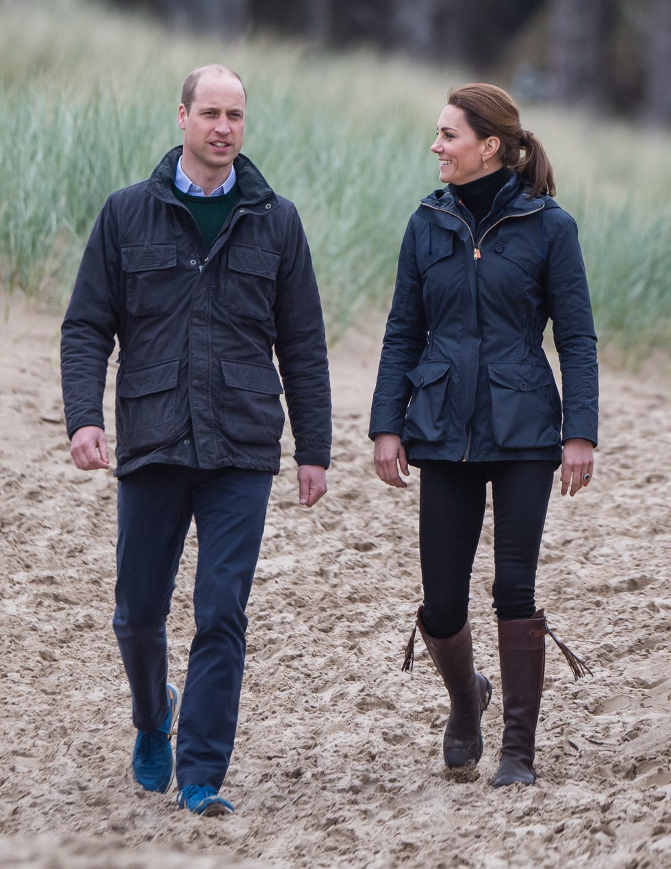 Los duques de Cambridge visitan la región costera de Anglesey
