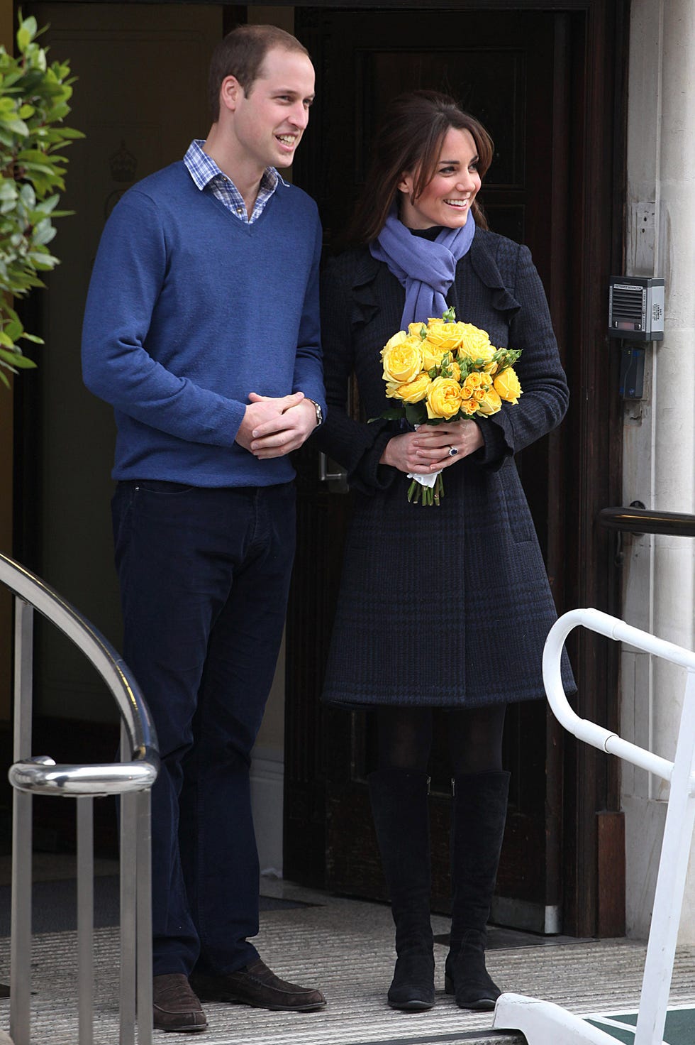 Duchess Of Cambridge Leaves The King Edwards VII Hospital