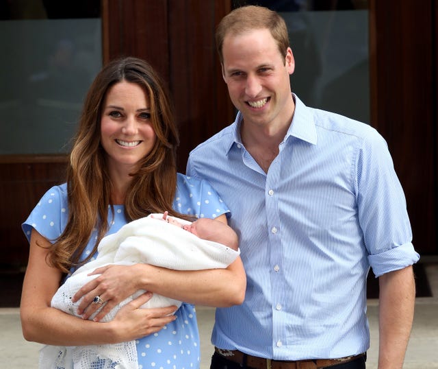 The Duke And Duchess Of Cambridge Prince George birth 