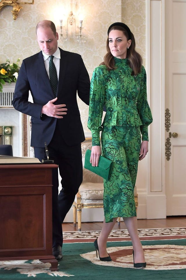 Kate Middleton Wore An All-Green Ensemble to Travel to Ireland for the ...