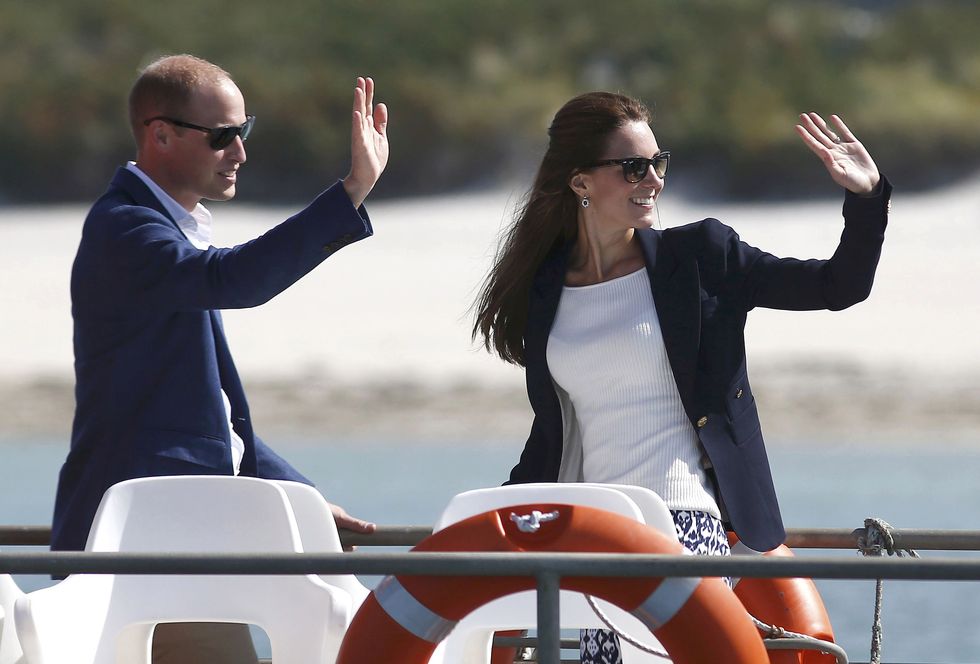 the duke and duchess of cambridge visit the isles of scilly