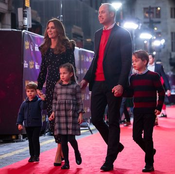 the duke and duchess of cambridge and their family attend special pantomime performance to thank key workers