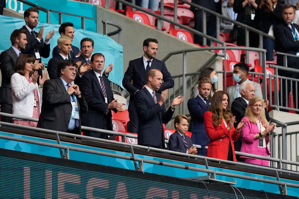 prince william and kate middleton at the euros