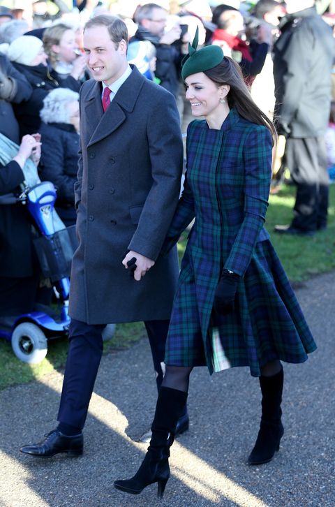 the royal family attend christmas day service at sandringham
