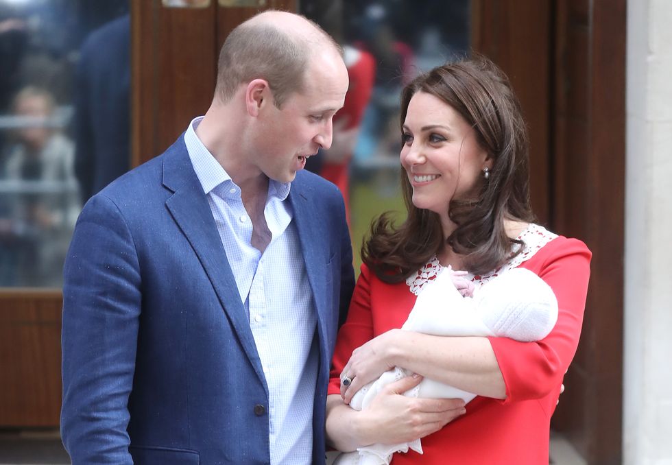 the duke  duchess of cambridge depart the lindo wing with their new son