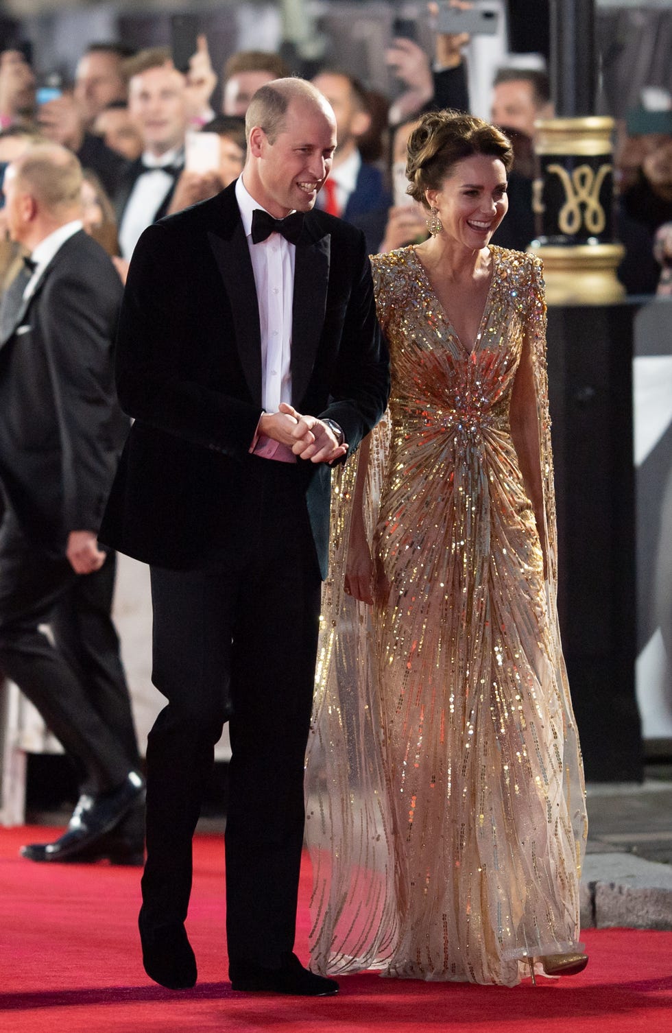 guillermo de inglaterra y kate middleton estreno londres