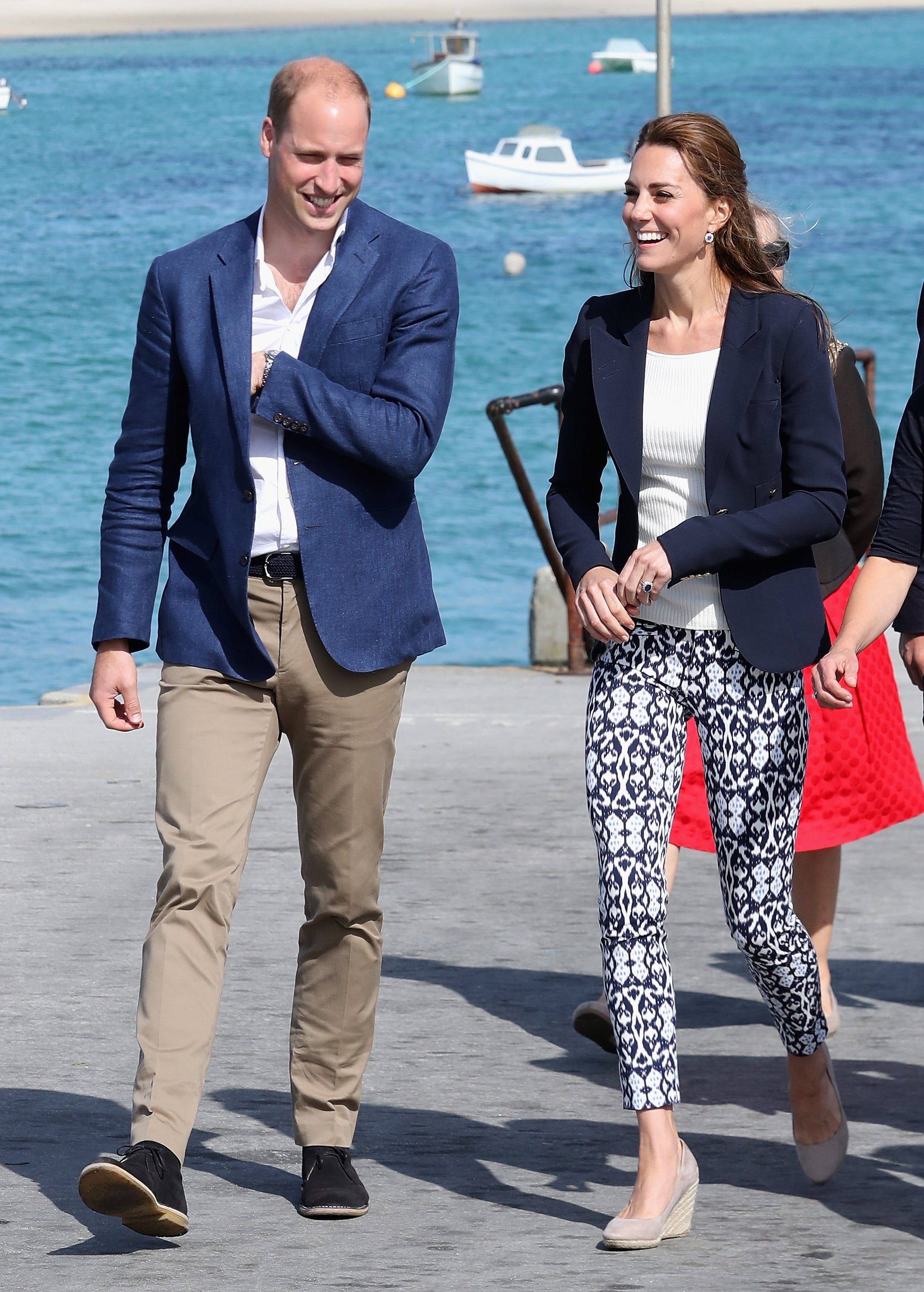 Kate Middleton print trousers