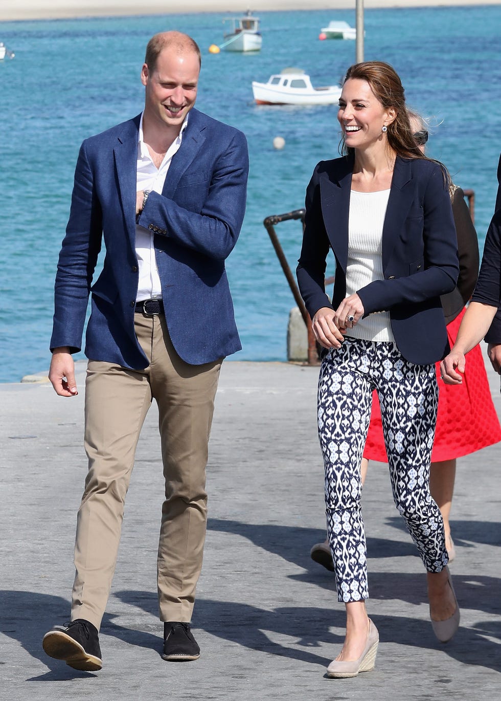 Kate Middleton print trousers