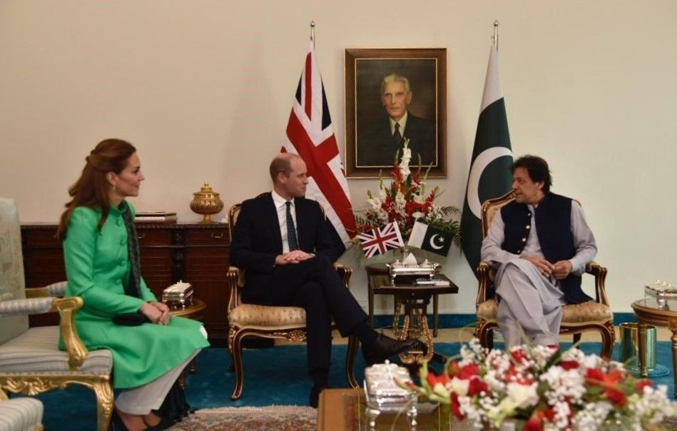 Duke And Duchess Of Cambridge in Islamabad