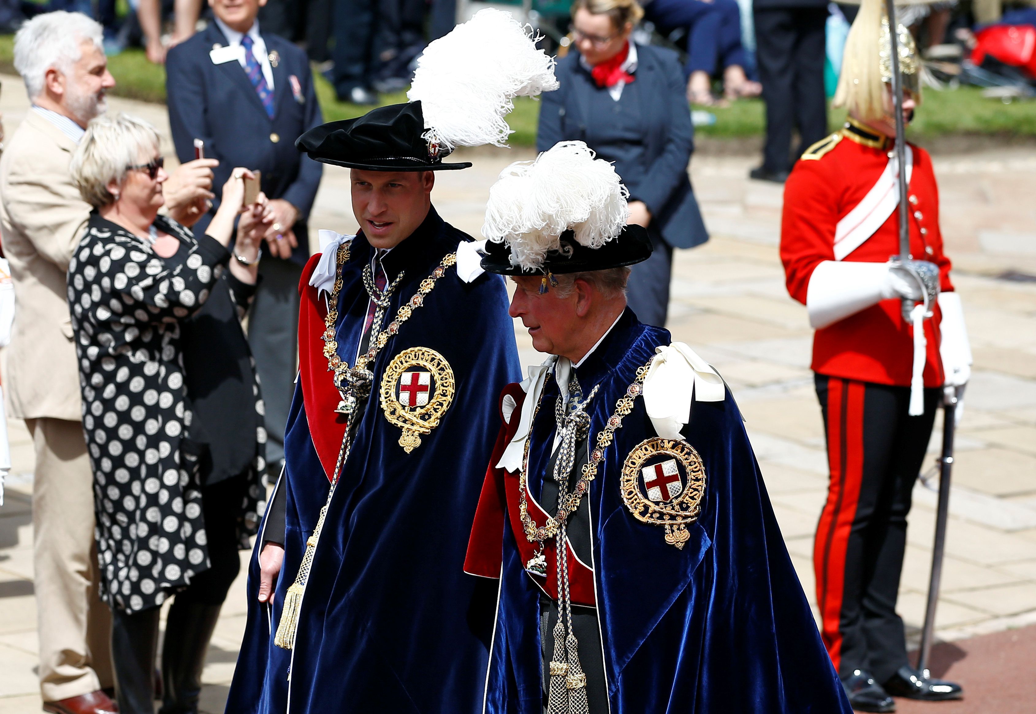 Queen Elizabeth, Prince William & More Royal Family Members at the Order of  the Garter Ceremony 2019