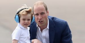 Prince William and Prince George at The Royal International Air Tattoo