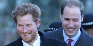 Prins William en Prins Harry tijdens Kerst op Sandringham