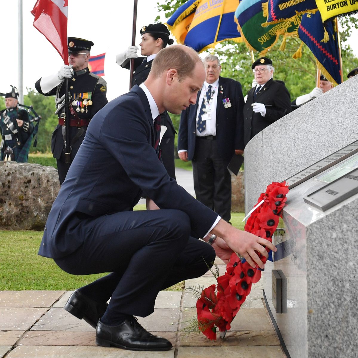 prince william king george vi speech Duke Of Cambridge Attends D-Day Commemoration Service In Staffordshire