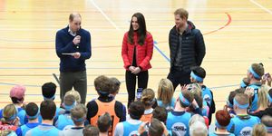 the duke duchess of cambridge and prince harry join team heads together at a london marathon training day