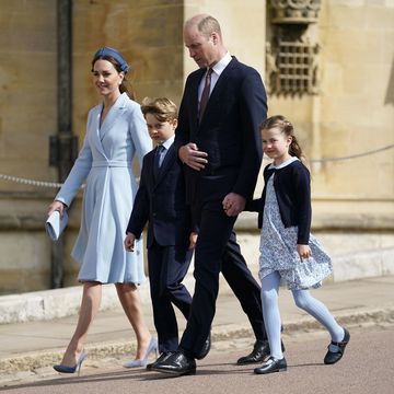 the british royal family attend easter service