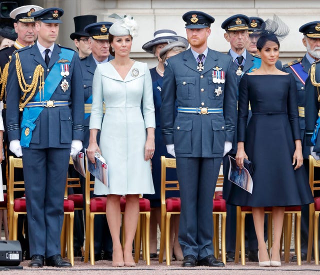 Members Of The Royal Family Attend Events To Mark The Centenary Of The RAF