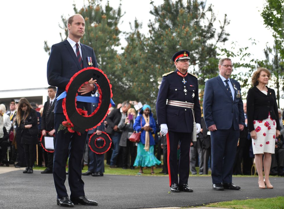 prince william Duke Of Cambridge Attends D-Day Commemoration Service In Staffordshire