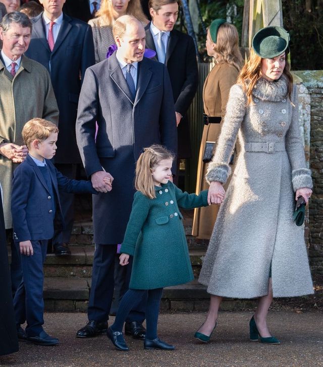 Prince George & Princess Charlotte Met Royal Fans on Christmas Day