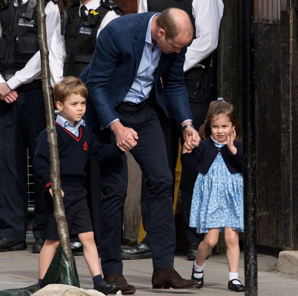 prince william, prince george, princess charlotte - parenting trick
