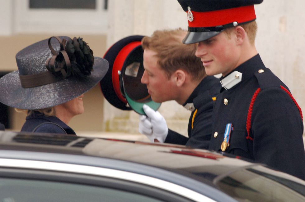 hrh prince harry at the passing out parade at sandhurst   april 12, 2006