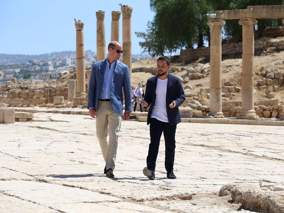 The Duke of Cambridge in Jordan