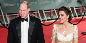 prince william and kate middleton at the 2020 bafta awards