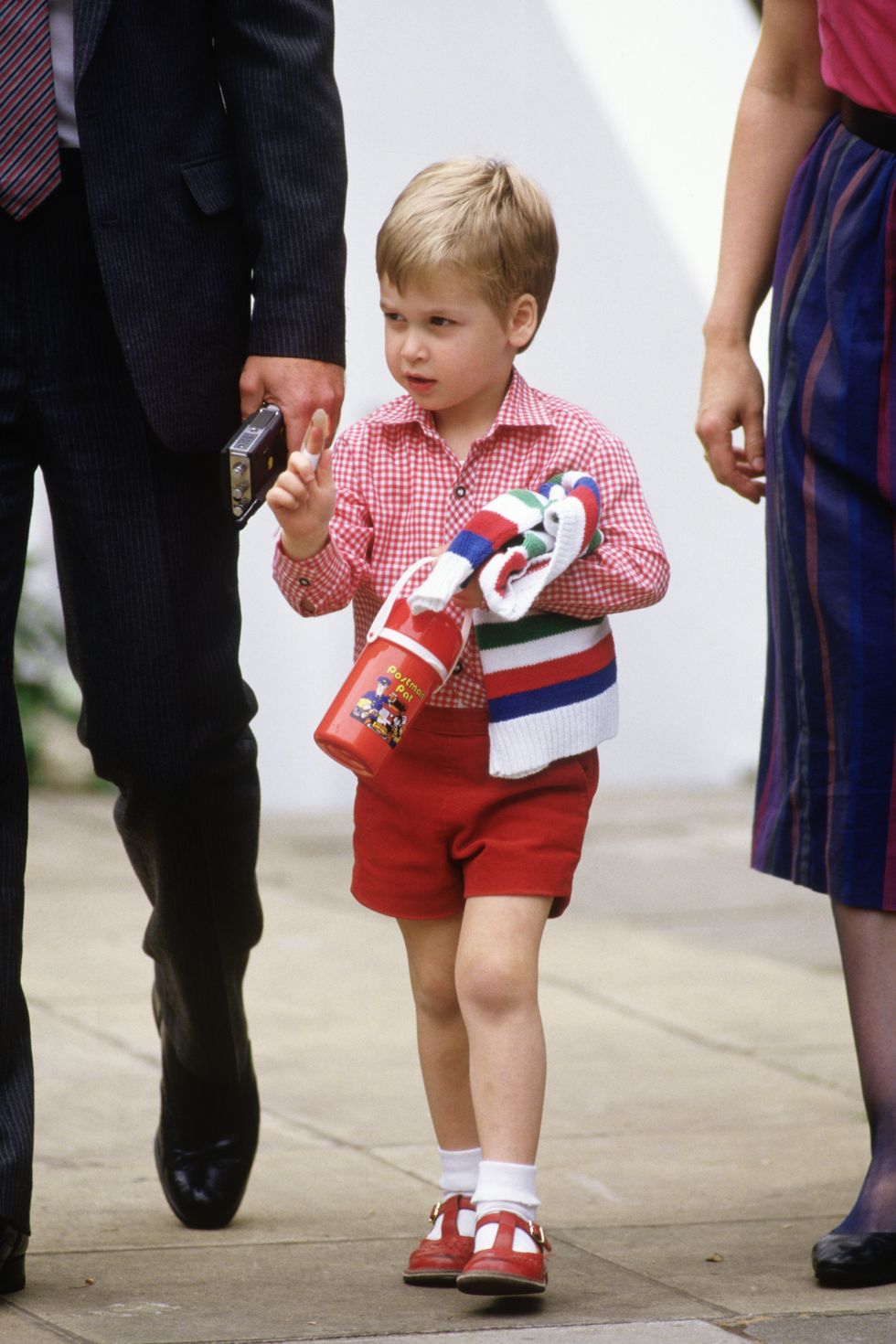 prince william on his first day at nursery school