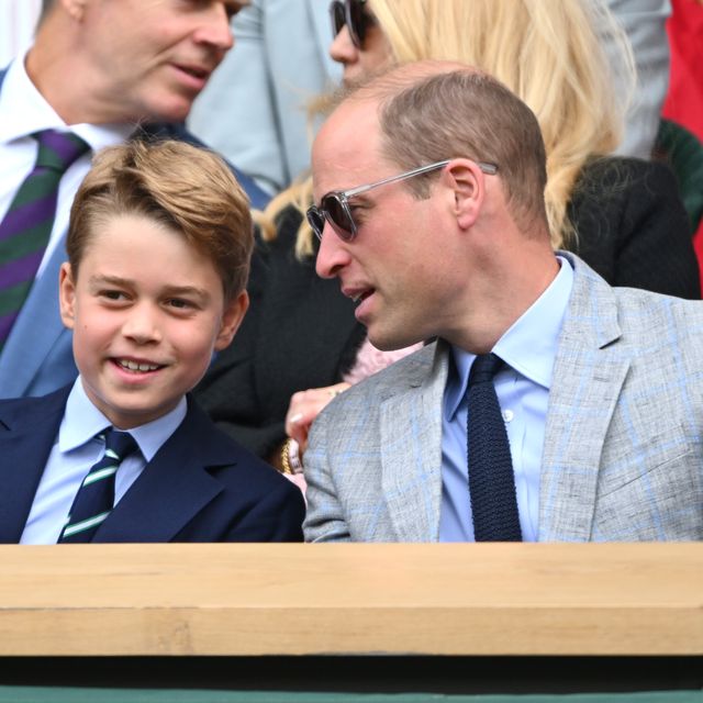 prince william and prince george enjoy the football